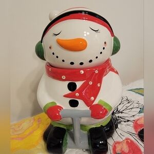 Gibson Home Snowman Cookie Jar